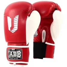Перчатки бокс.(иск.кожа) Jabb JE-4056/Eu 56 красный/белый 14ун.