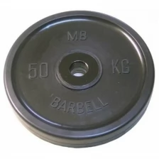 Диск олимпийский "Barbell" d 51 мм чёрный 50,0 кг