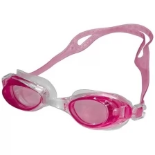 Очки для плавания / для бассейна + беруши + чехол , для мужчин , для женщин , для детей , цвет розовый